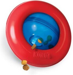 KONG Gyro Intelligenzspielzeug für kleine Hunde in Rot Größe S – Bild 1 von 8
