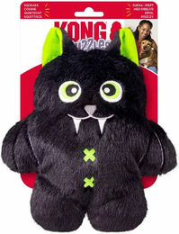 Produktbild von Kong Halloween Snuzzles Plüschspielzeug für Hunde Schwarz Größe M