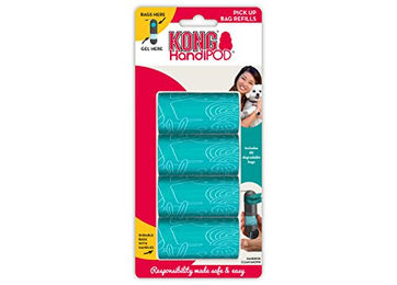 KONG HandiPOD Pick-Up Kotbeutel Nachfüllpack Bunt 115 Stück - 4 x 15 Stk. – Bild 1 von 3