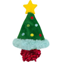 Produktbild von KONG Holiday Crackles Christmas Tree Buntes Plüsch-Catnip-Spielzeug für Katzen