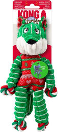 KONG Holiday Floppy Knots Hundespielzeug aus Plüsch Bunt – Bild 1 von 2