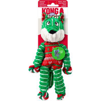 Produktbild von KONG Holiday Floppy Knots Hundespielzeug aus Plüsch Bunt