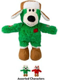 KONG Holiday Wild Knots Bear Plüschspielzeug mit Seil für Hunde in S/M und M/L – Bild 1 von 2