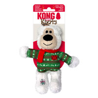 Produktbild von KONG Holiday Wild Knots Bear Plüsch Spielzeug für Hunde in Bunt Small/Medium