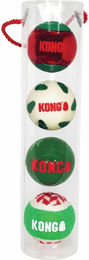 Produktbild von Kong Hundeball Holiday Occasions aus Gummi bunt 4er Pack