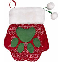 Produktbild von Kong Hundesocken Holiday Bunt Rot Größe L