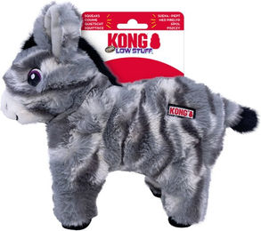 Produktbild von KONG Hundespielzeug Low Stuff Stripes Esel Plüsch M Bunt Grau