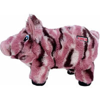 Produktbild von Kong Hundespielzeug Schwein Low Stuff Stripes Plüsch Bunt
