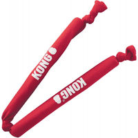 Produktbild von Kong Hundespielzeug Signature Crunch Ropedouble Rot mit Seil