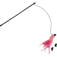 Produktbild von KONG Katzenangel Cat Teaser Feather aus Polyester in bunten Farben