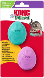KONG Katzenminze Ei Spielzeug aus Naturkautschuk bunt – Bild 1 von 3