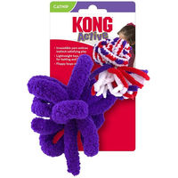Produktbild von KONG Katzenspielzeug Active Rope 2er-Set mit Catnip in Rot und Lila