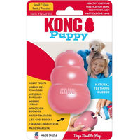 Produktbild von KONG Kauspielzeug für Welpen aus Naturkautschuk in Pink Größe S