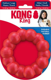 KONG Kauspielzeug Ring aus Naturkautschuk für Hunde Größe M in Rot - 1 Stk. – Bild 1 von 6