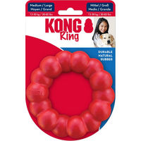 Produktbild von KONG Kauspielzeug Ring aus Naturkautschuk für Hunde Größe M in Rot - 1 Stk.