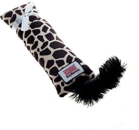 KONG Kickeroo Katzenspielzeug aus Plüsch mit Katzenminze Giraffe Muster – Bild 1 von 4