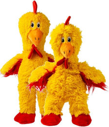 KONG Knots Plüschspielzeug Huhn Gelb 35,5 x 25 x 11 cm – Bild 1 von 2