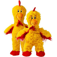 Produktbild von KONG Knots Plüschspielzeug Huhn Gelb 35,5 x 25 x 11 cm