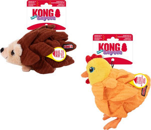 KONG Layerz Forage Intelligenzspielzeug Hahn Plüsch Größe M – Bild 1 von 5