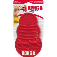 Produktbild von KONG Licks Schleckmatte für Hunde aus Gummi Rot Größe L