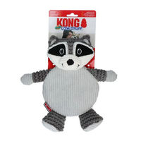 Produktbild von KONG Low Stuff Crackle Tummiez Raccoon Hundespielzeug Plüsch Grau Größe L