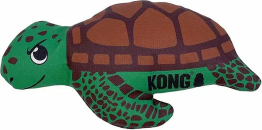 Produktbild von Kong Maxx Plüschspielzeug Schildkröte Grün Größe M für Hunde