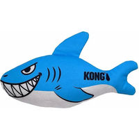 Produktbild von Kong Maxx Shark Plüschspielzeug für Hunde Blau Größe M