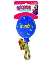 KONG Occasions Birthday Balloon Plüschball für Hunde Größe L Blau – Bild 1 von 1