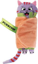 KONG Pull-A-Partz Purrito Catnip-Spielzeug für Katzen aus Polyester – Bild 1 von 3