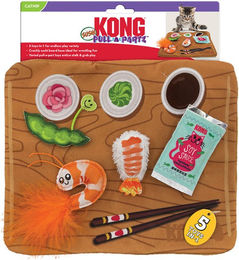 KONG Pull-A-Partz Sushi Katzenspielzeug mit Catnip aus Polyester – Bild 1 von 6