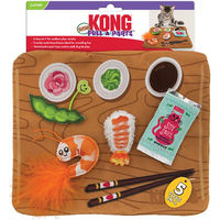 Produktbild von KONG Pull-A-Partz Sushi Katzenspielzeug mit Catnip aus Polyester