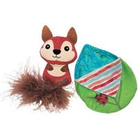 Produktbild von KONG Pull-A-Partz Tuck Catnip-Spielzeug aus Plüsch bunt für Katzen