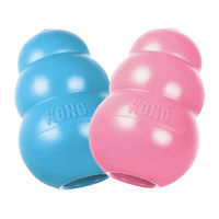 Produktbild von Kong Puppy Kauspielzeug aus Naturkautschuk Rosa Größe L