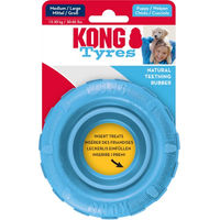 Produktbild von KONG Puppy Tires Kauspielzeug aus Naturkautschuk für Welpen Größe M/L - 1 Stk.