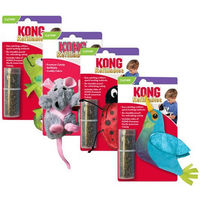 Produktbild von Kong Refillables Kolibri Catnip Plüschspielzeug für Katzen 10x12,5x1,5 cm