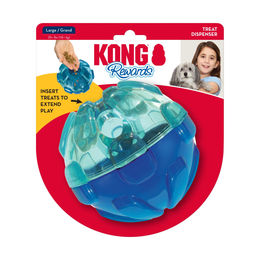 KONG Rewards Ball Blau Interaktiver Leckerlispender für große Hunde aus Kunststoff - 1 Stk. – Bild 1 von 8