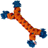 Produktbild von KONG Rope Rally Bone Hundespielzeug Seil Bunt Mittel