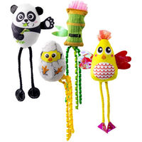 Produktbild von KONG Scrattles Panda Plüschtier für Hunde Schwarz