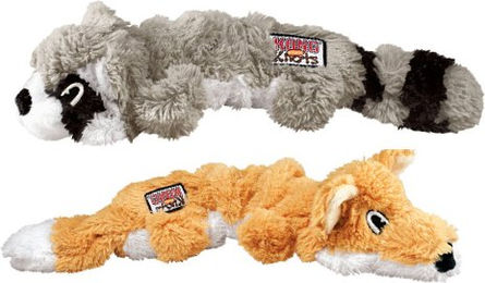 KONG Scrunch Knots Fox Plüschspielzeug für mittelgroße und große Hunde – Bild 1 von 10
