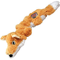 Produktbild von KONG Scrunch Knots Fuchs Plüschspielzeug mit Seil für kleine und mittelgroße Hunde Größe S/M