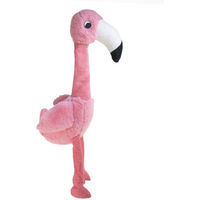 Produktbild von KONG Shakers Honkers Flamingo Plüschspielzeug für Hunde Größe S