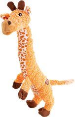 KONG Shakers Luvs Giraffe Plüschspielzeug für große Hunde Large Orange Weiß Braun - 1 Stk. – Bild 1 von 6