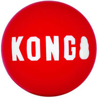 Produktbild von KONG Signature Ball Hundespielzeug 2er Pack Größe S Rot