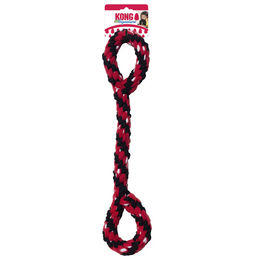 Produktbild von Kong Signature Rope Double Tug Zerrseil für große Hunde in Rot