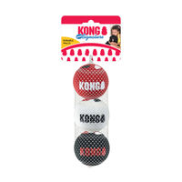 Produktbild von KONG Signature Sport Balls Hundespielzeug aus Gummi 3er Pack Größe M Bunt
