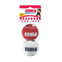 Produktbild von Kong Signature Sport Balls Hundespielzeug Bunt 2er Pack Größe L
