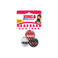 Produktbild von KONG Signature Sports Balls Hundespielzeug XS Mini Gummi Bunt 3er-Pack