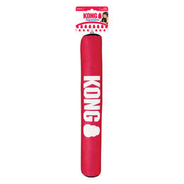 KONG Signature Stick Plüschspielzeug für Hunde in Rot und Bunt Größe L – Bild 1 von 4