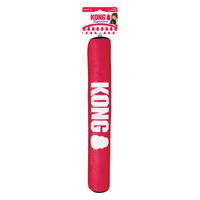 Produktbild von KONG Signature Stick Plüschspielzeug für Hunde in Rot und Bunt Größe L