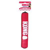 Produktbild von Kong Signature Stick Quietschspielzeug aus Stoff für Hunde Größe M Rot - 1 Stk.